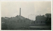 Photograph of exterior of possible Castner Kellner factory buildings