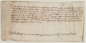 15th century copy of grant of Handforth