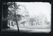 Photograph, modern print, of Owens College, Manchester