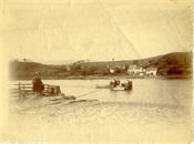 Photograph, early print of lake or river