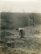 Photograph of  working in garden at Beaconfield.