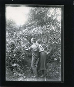 Photograph, Bakers in garden