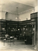 Photograph of library at Beaconfield.  